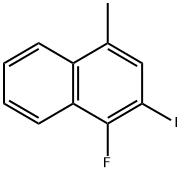 1-Fluoro-2-iodo-4-methylnaphthalene 结构式