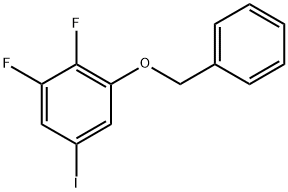 1-(Benzyloxy)-2,3-difluoro-5-iodobenzene 结构式