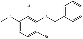 2-(Benzyloxy)-1-bromo-3-chloro-4-methoxybenzene 结构式