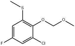 (3-CHLORO-5-FLUORO-2-(METHOXYMETHOXY)PHENYL)(METHYL)SULFA 结构式