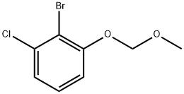 2-Bromo-1-chloro-3-(methoxymethoxy)benzene 结构式