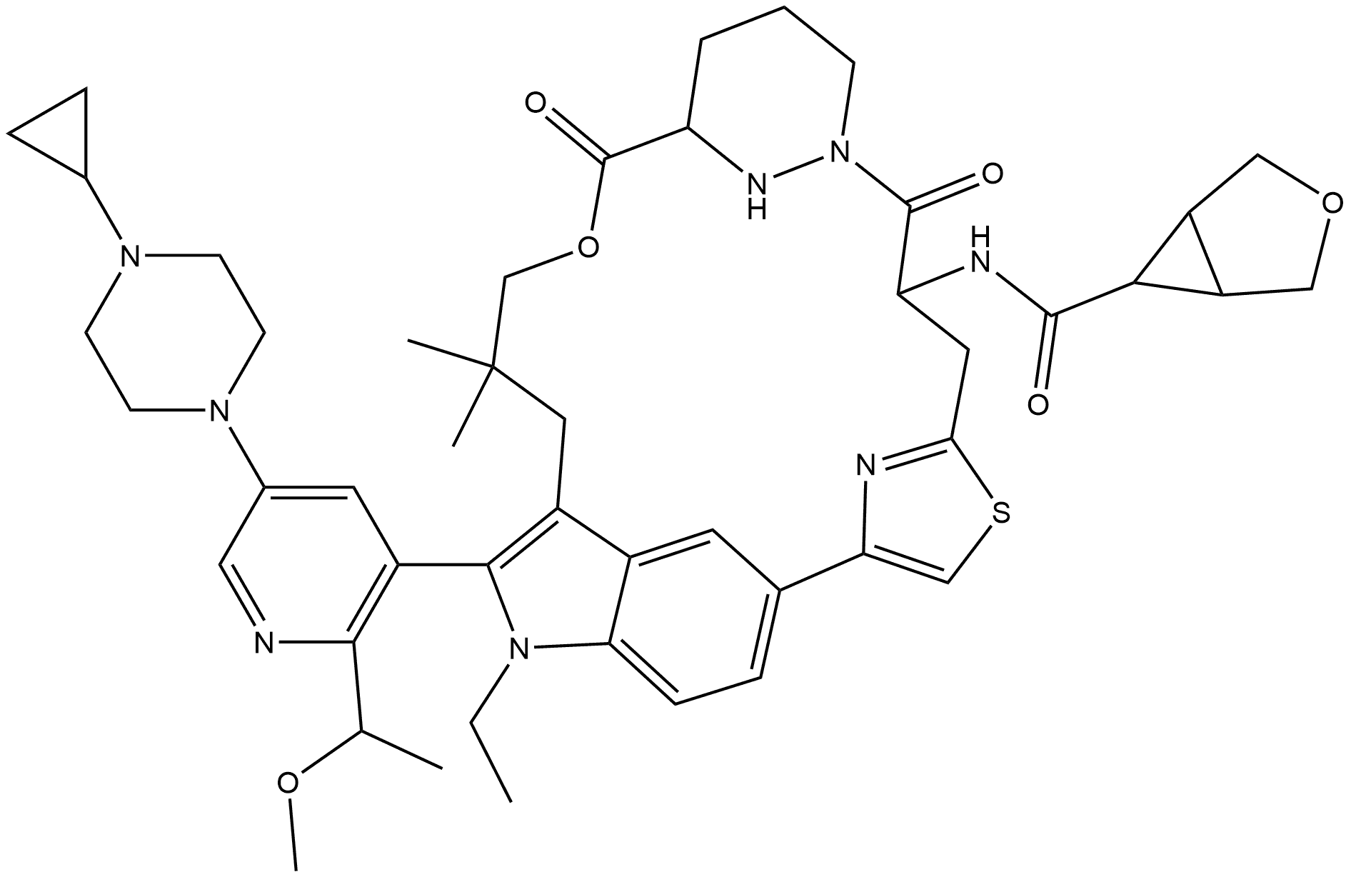 泛KRAS抑制剂 结构式