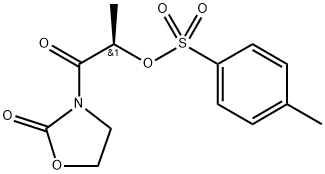 (S)-1-氧代-1-(2-氧代恶唑烷-3-基)丙-2-基-4甲基苯甲酸酯 结构式