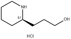 (R)-3-(哌啶-2-基)丙醇盐酸盐 结构式