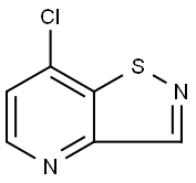 7-氯异噻唑并[4,5-B]吡啶 结构式