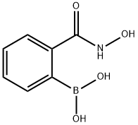 2-羟胺羰基苯硼酸 结构式