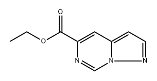 吡唑并[1,5-C]嘧啶-5-羧酸乙酯 结构式