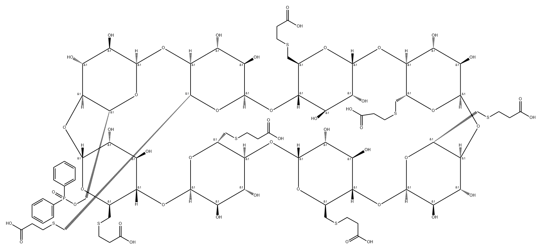 舒更葡糖杂质41(ORG226100-1) 结构式