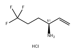 (S)-6,6,6-三氟-1-己烯-3-胺 结构式