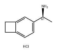 (S)-1-(双环[4.2.0]八-1,3,5-三烯-3-基)乙烷-1-胺盐酸盐 结构式