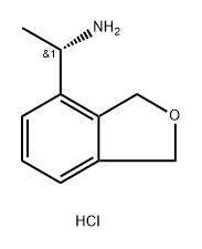 (S)-1-(1,3-二氢异苯并呋喃-4-基)乙烷-1-胺盐酸盐 结构式