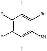 2-溴-3,4,5,6-四氟苯硫醇 结构式