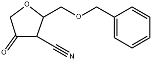 2-((苄氧基)甲基)-4-氧代四氢呋喃-3-碳腈 结构式