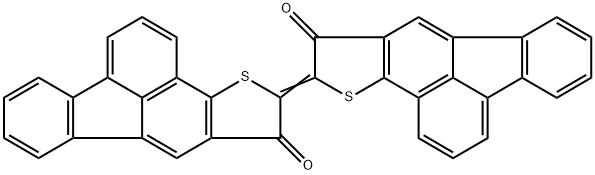 [DELTA5,5'(6H,6'H)-bifluorantheno[3,2-b]thiophene]-6,6'-dione 结构式