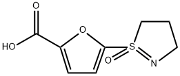 5-(1-氧化-4,5-二氢-3H-异噻唑-1-基)呋喃-2-羧酸 结构式