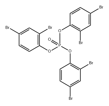 Phenol,2,4-dibromo-,phosphate(3:1) 结构式