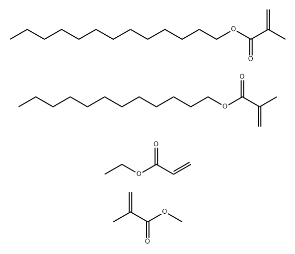 Dodecyl 2-methyl-2-propenoate polymer with ethyl 2-propenoate, methyl 2-methyl-2-propenoate and tridecyl 2-methyl-2-propenoate 结构式