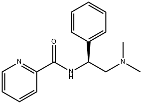 N - [ ( 1S ) -2- (二甲氨基) - 1 -苯乙基] - 2 -吡啶甲酰胺 结构式