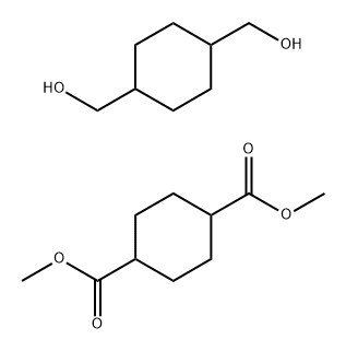 1,4-Cyclohexanedicarboxylic acid, dimethyl ester, polymer with 1,4-cyclohexanedimethanol 结构式
