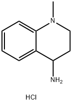 1-甲基-1,2,3,4-四氢喹啉-4-胺盐酸盐 结构式