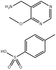 C-(4-Methoxy-pyrimidin-5-yl)-methylamine bistosylate 结构式