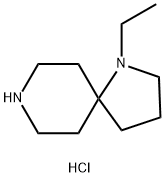 1-乙基-1,8-二氮杂螺[4.5]癸烷二盐酸盐 结构式