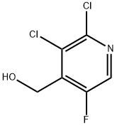 (2,3-二氯-5-氟吡啶-4-基)甲醇 结构式