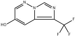 5-(三氟甲基)咪唑并[1,5-B]哒嗪-3-醇 结构式