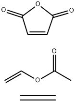 乙酸乙烯酯与乙烯和2,5-呋喃二酮的聚合物 结构式