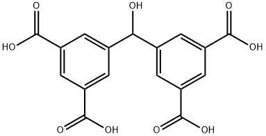 二(3,5-二羧基苯基)羟基甲烷 结构式