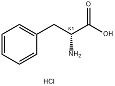 D-Phenylalanine, HCl 结构式
