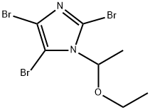 2,4,5-Tribromo-1-(1-ethoxyethyl)-1H-imidazole 结构式