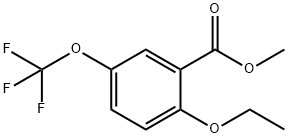 Methyl 2-ethoxy-5-(trifluoromethoxy)benzoate 结构式