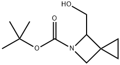 4-(羟甲基)-5-氮杂螺[2.3]己烷-5-羧酸叔丁酯 结构式