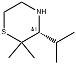 (R)-3-异丙基-2,2-二甲基硫吗啉 结构式