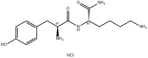 H-Tyr-Lys-NH2 结构式