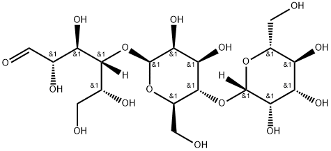 O-beta-D-Mannopyranosyl-(1-4)-O-beta-D-mannopyranosyl-(1-4)-D-mannose 结构式