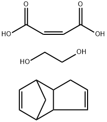 顺丁烯二酸酐与乙二醇和3A,7A-二氢化-4,7-亚甲基-1H-茚的聚合物 结构式