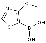 (4-methoxythiazol-5-yl)boronic acid 结构式