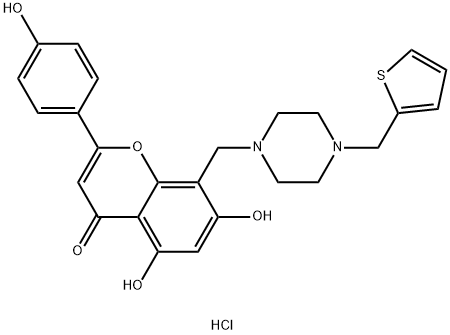 PARP1-IN-5 DIHYDROCHLORIDE 结构式