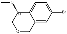 (R)-7-bromo-4-methoxyisochromane 结构式
