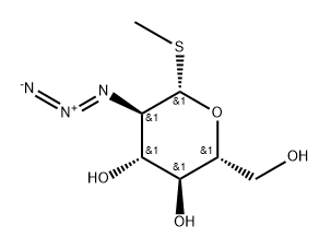.beta.-D-Glucopyranoside, methyl 2-azido-2-deoxy-1-thio- 结构式