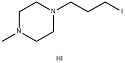 1-(3-碘丙基)-4-甲基哌嗪氢碘酸盐 结构式