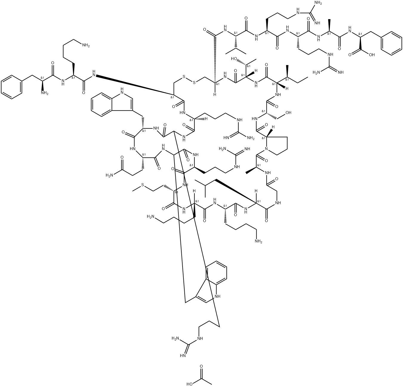 LACTOFERRIN 醋酸盐 结构式