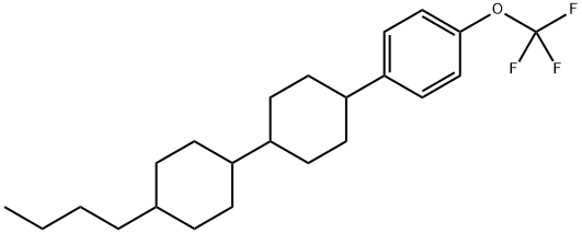 4-丁基-4'-(4-(三氟甲氧基)苯基)-1,1'-联(环己烷) 结构式