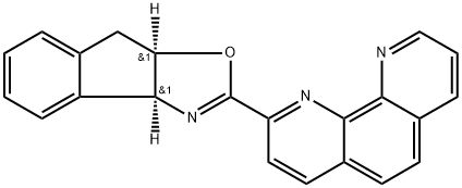 (3AS,8AR)-2-(1,10-菲咯啉-2-基)-3A,8A-二氢-8H-茚并[1,2-D]恶唑 结构式