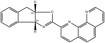 (3AR,8AS)-2-(1,10-菲咯啉-2-基)-3A,8A-二氢-8H-茚并[1,2-D]恶唑 结构式