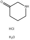 哌啶-3-酮盐酸盐水合物 结构式