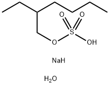 2-乙基己基硫酸酯钠盐水合物 结构式