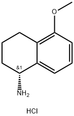 (R)-5-甲氧基-1,2,3,4-四氢萘-1-胺盐酸盐 结构式